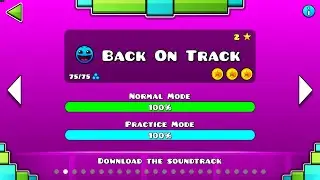 Geometry Dash: Back on Track [ALL COINS]
