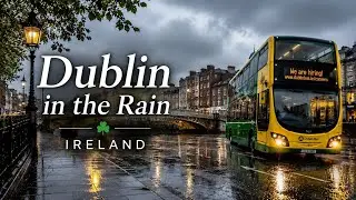 Rainy Day Drive Through Dublin #rainyday #dublin 