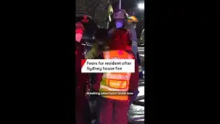 Fears for resident after Sydney house fire