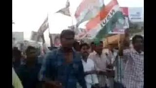 karimnagar nsui muddhu bidda padala rahul in t-vijayosthava rally