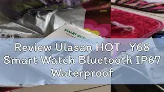 Review Ulasan HOT_ Y68 Smart Watch Bluetooth IP67 Waterproof 115/116 Plus Fitness Tracker Watch Hea