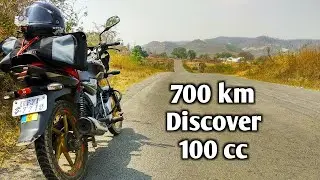 700 km in 13 hrs on Bajaj Discover 100cc | shobhit vlogs