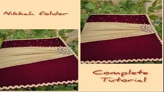 DIY Fabric file folder | Nikah folder Design | Nikah File | Tutorial | NIMRA
