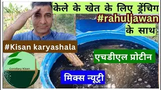 795-Kisankaryashala:वेंचुरी/ड्रिप से एचडीएल प्रोटीन और मिक्स न्यूट्री चलाने की प्रक्रिया #RahulJawan