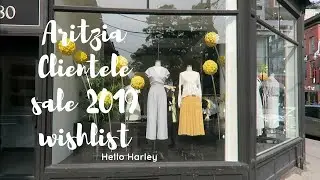Aritzia Clientele Sale 2019| SHOP WITH ME WISHLIST!