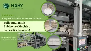 ZC2Q-110110 Fully Automatic Tableware Machine (Series 1) With On-line Trimming