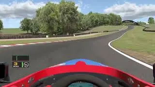 iRacing Onboard Lap: Ray gr 22 at Oulton Park - w/no chicanes 25S3 FF 1600 Trophy by Thrustmaster