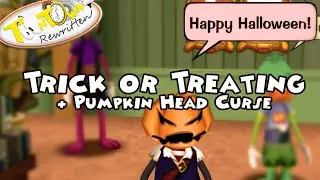 Toontown Rewritten- Trick or Treating + Pumpkin Head Curse (All Locations)
