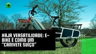 Haja versatilidade: e-bike &eacute; como um 