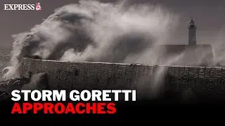 LIVE: Storm Goretti approaches UK coast as weather warnings issued