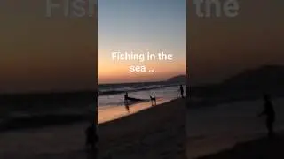 local fishermen fish at the shores after sunsets in Goa #fishing #seafishing #southgoa #travel