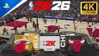 NBA 2K26 (PS5 Pro) | Miami Heat vs Chicago Bulls - Full Match