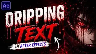 How to Make Dripping Text in After Effects (SUPER EASY)