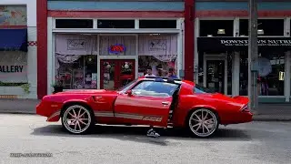 WhipAddict: Procharged LS 1978 Chevy Camaro Z28 on 22s, Sliver Interior!