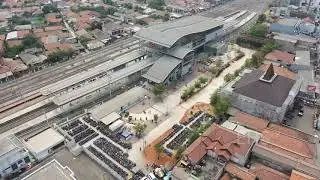 STASIUN CIKARANG KABUPATEN BEKASI || STASIUN CIKARANG DRONEVIEW 360&deg;