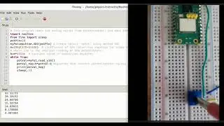 Reading Analog Voltage on a Potentiometer using Raspberry Pi Pico
