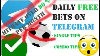 free bet stratagy with daily wins on telegram with over 80 % hitrate! on telegram/blogabet