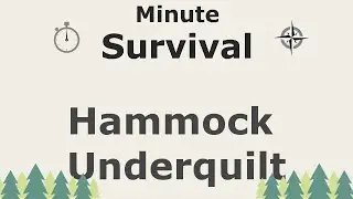 DIY- Hammock Underquilt ( from old sleeping bag )