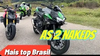 Breve comparativo das 2 Naked mais top do Brasil, Ducati streetfighter v4 e Kawasaki ZH2 supercharge