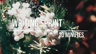 Festive Writing Sprint Silent Motion Timer with Alert || 20 Minutes