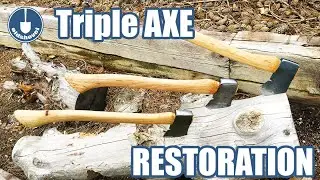 Triple Hatchet AXE Restoration and Finish Testing