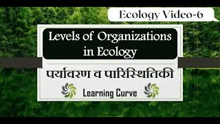 Video-6-Levels of Organization in Ecology-Individual, Population and Community-Major and Minor.