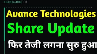 Avance Technology Share Price today | Avance technologies latest News Update |  Avance Technologies