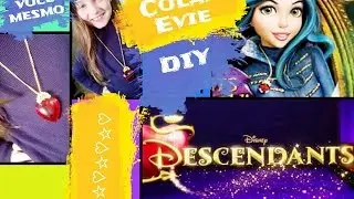 DIY/ Colar inspirado na Evie de Descendentes - Descendants tutorial Evie's Necklace