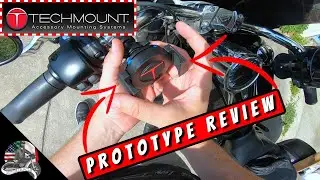 TechMount TechGripper PROTOTYPE Review // Motorcycle Cell Phone Mount
