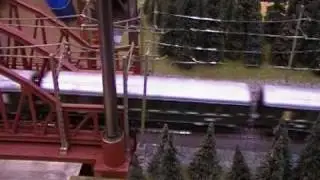 HO scale train with working catenary