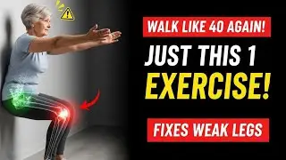 Over 60? Your Legs Are Getting WEAKER Every Week &mdash; FIX It with 3 Easy Exercises | Senior Health Tips