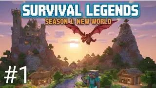 Minecraft Survival Series: Day 1 - A New Beginning! 🌳