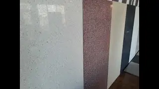 How to produce 1600X800MM big size terrazzo tiles, the cement tiles pressing machine working video