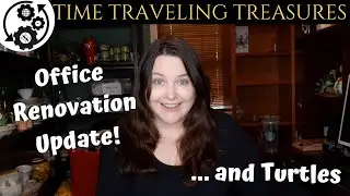 Vintage Antique Reseller Vlog | OFFICE RENOVATION UPDATE (and blooper accident!)