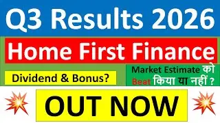 Home First Finance q3 results 2026 |Home First Finance results today | Home First Finance Share News