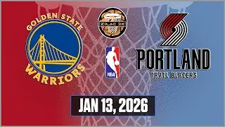 WARRIORS VS BLAZERS | NBA Full Game Highlights | Portland vs Golden State | JAN 13, 2026 | NBA 2K26