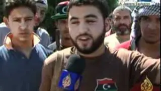 المواجهات بين الثوار وكتائب القذافي في الزاوية