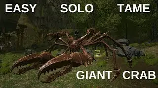 EASY KARKINOS SOLO TAMING - ARK Aberration - How To Make The Best Giant Crab Trap
