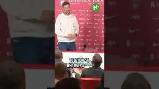 WHO GIVES A ****?! Klopp arrives LATE to his press conference again! 😂