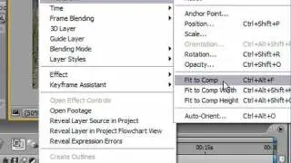 Adjust Footage Size to Composition Size in After Effects CS3