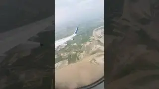 Flying Over the Sarayu River Ayodhya 😮 #indigo #airindia #ayodhya #foryou #fyp #vlog