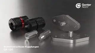 Schnellverschluss-Kupplungen GN 1050 - Effiziente und werkzeuglose Befestigung f&uuml;r pr&auml;zise Montage