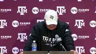 Mike Elko previews Texas A&M's game at LSU and more