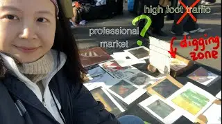I took my art to a carboot market&hellip; and made &pound;122 (3 tips that really worked)