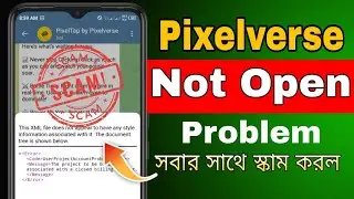 Pixelverse Not Opening Problem || pixeltap by pixelverse mining scam | pixfi token listing