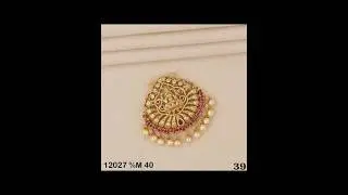 One Gram Gold Polish Jewellery #tikka#necklace#blackbeadsjewellery#pendant#shortsfeed#jimiki#new