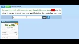 10 fast fingers - Keyboard typing sound - 88 words per minute