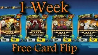 Naruto Online: 1 Week Free Card Flip