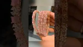 Rose gold 😍bangles designs fashion jewellery ✨#shorts #shortsviral #youtubeshorts