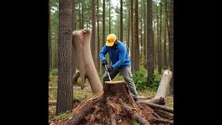 I cut down tree in mon bazou